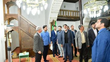 350 yıllık Hacı Bekir camisi restore edildi...