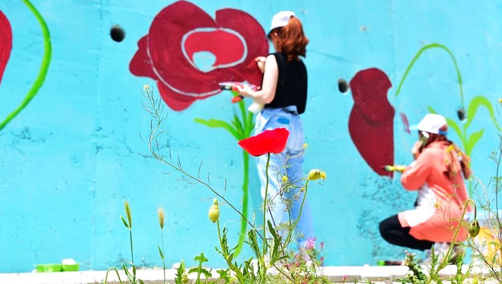 “Malatya Renkleniyor”... Cadde ve sokaklar, duvar resimleriyle boyanıyor...