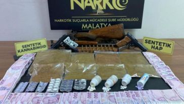 Malatya'da uyuşturucu ticaretinden 3 kişi tutuklandı