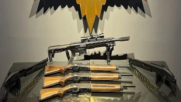 Malatya'da narkotik baskınında 6 av tüfeği ele geçirildi