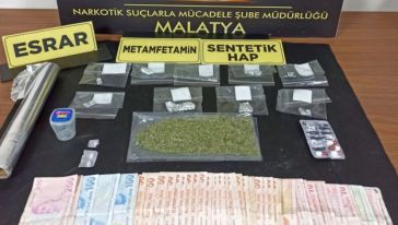 Malatya'da uyuşturucudan 8 kişi tutuklandı 