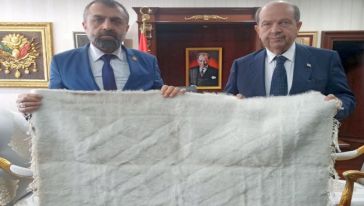 Birlik Başkanı Akın, KKTC Cumhurbaşkanı Tatar'ı ziyaret etti