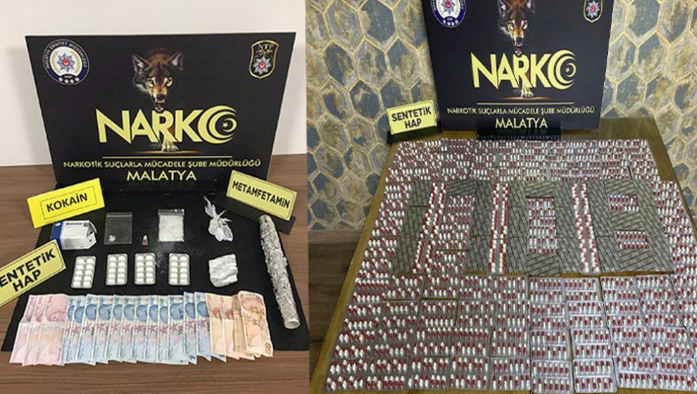 Malatya'da Narkotik Operasyonlarında 14 kişi tutuklandı