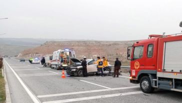 Malatya Havalimanı yolunda kaza, 1 yaralı