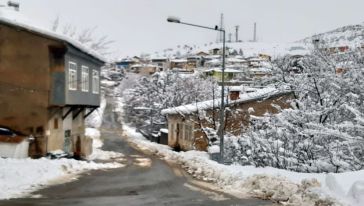 Pütürge'de kış manzarası (Fotoğraflar)