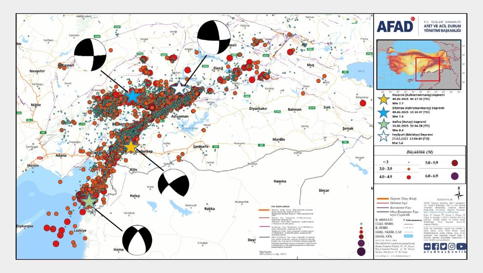 Bölgede 10 binin üzerinde deprem kaydedildiği açıklandı