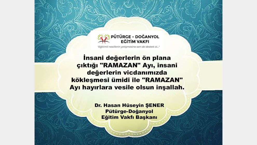 Ramazan Ayı Mesajı