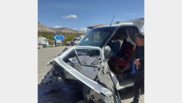 Hekimhan'da Trafik Kazası, 1 Yaralı 