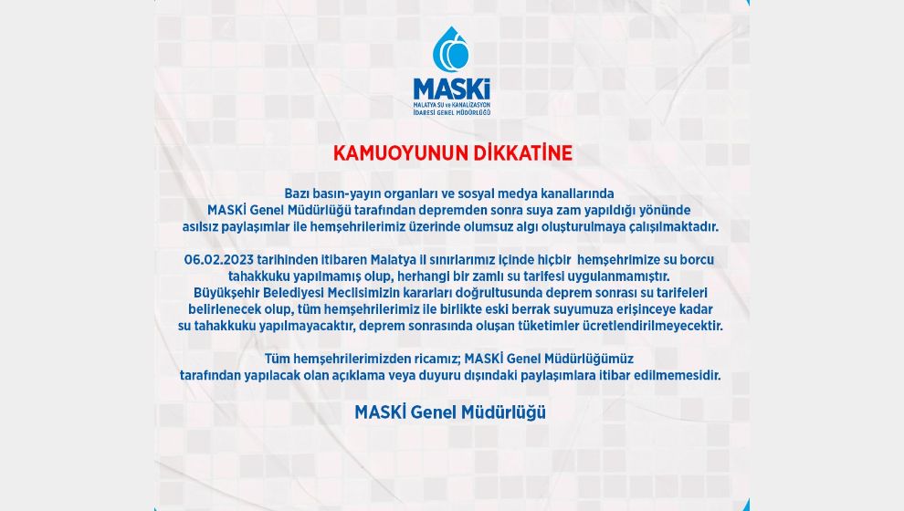 MASKİ, 