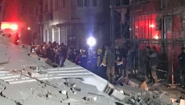 Malatya'da Ağır Hasarlı Bina çöktü, 1 Ölü 