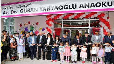 Av. Dr. Güran Yahyaoğlu Anaokulu açıldı