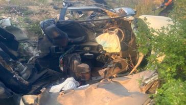 Malatya'da şarampole yuvarlanan otomobildeki 1 kişi ölü, 5 kişi yaralandı 