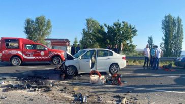 Malatya'da trafik kazasında  1 kişi öldü, aynı aileden 6 kişi yaralandı.