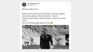 Yeni Malatyaspor  depremde ölen futbolcunu parasını halen ödememiş