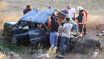 Malatya'da Trafik Kazası.. 1 ölü, 6 yaralı 