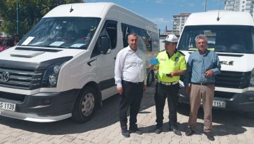 Emniyet, Malatya'da  ilk gün 87 okul servisini kontrol etti 