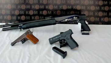 Malatya'da operasyonda  3 silah ele geçirildi