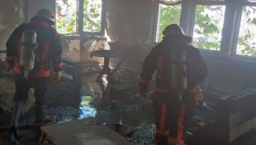 Malatya'daki ev yangını maddi hasara neden oldu 