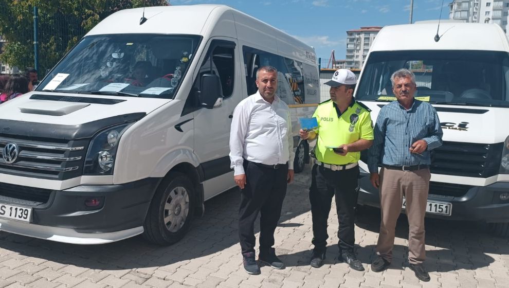 Emniyet, Malatya'da  ilk gün 87 okul servisini kontrol etti