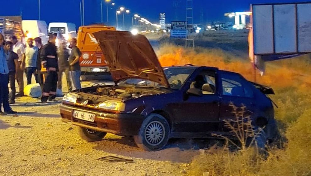 Malatya'da Trafik Kazası, 3 Yaralı