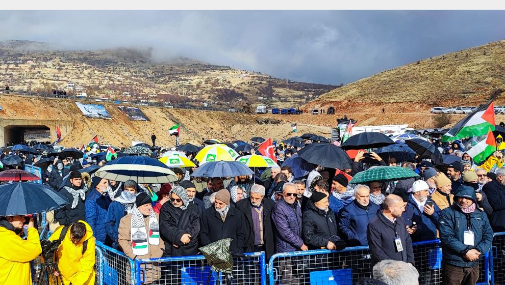 Malatya Kürecik'te Filistin Eylemi