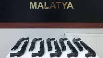Malatya'da 10 pompalı ele geçirildi 