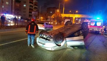 Malatya'da 3 aracın karıştığı kazada 1 kişi yaralandı
