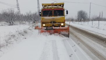 Malatya'da i kar yağışı etkisini gösterdi