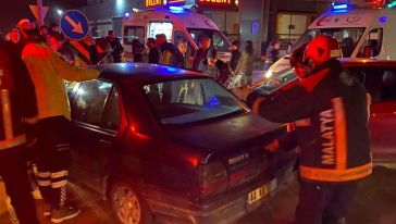 Malatya'da otomobiller çarpıştı, 2 yaralı 