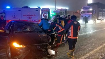 Malatya'da trafik kazasında 1 ölü, 5 yaralı 