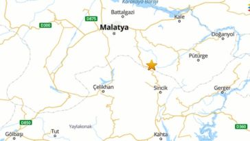Malatya'da gece yarısı 4.3 büyüklüğünde deprem