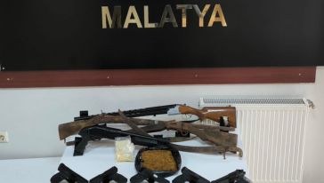Malatya KOM'dan Silah Operasyonu