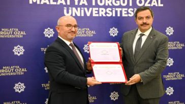 Malatya Turgut Özal Üniversitesi'ne Türkiye'de İlk Olan Belge Verildi