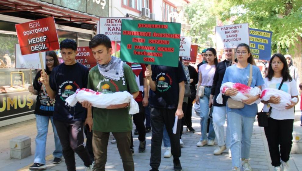 Malatya’da İsrail’e Protesto