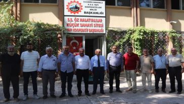 Öz Malatyalılar Küçük Sanayi Sitesi Kooperatifi Başkanlığına Özyalın Seçildi 