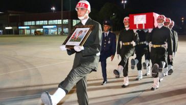 Şehit Askerin Naaşı Malatya'ya Getirildi 