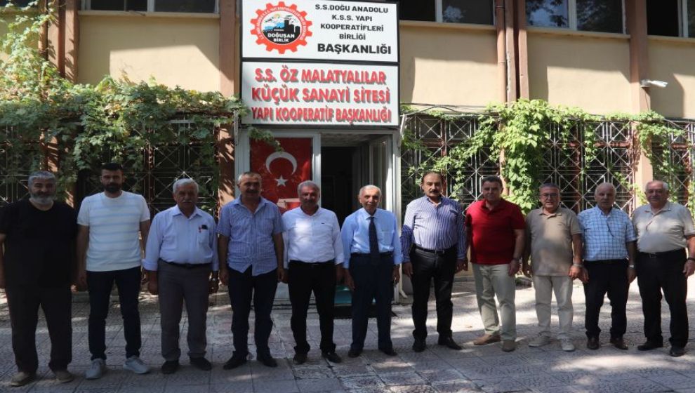 Öz Malatyalılar Küçük Sanayi Sitesi Kooperatifi Başkanlığına Özyalın Seçildi