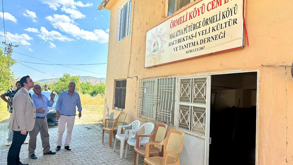 Pütürge Kaymakamı Nas'tan Örmeli Köyü Cemevi'ne Ziyaret