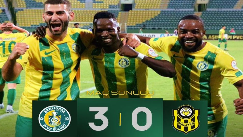 Yeni Malatyaspor, Şanlıurfaspor'a 3-0 yenildi