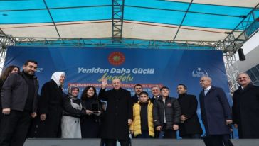 Erdoğan, Malatya'da Açılış ve Kura Çekiliş Törenine Katıldı