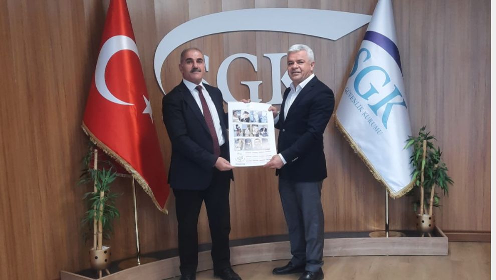 PDEV MALATYA KOORDİNATÖRÜ BEKİR CONGER'DEN MALATYA SGK İL MÜDÜRLÜĞÜNE ZİYARET