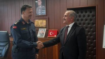Conger'den Jandarma Komutanı Başer'e Teşekkür