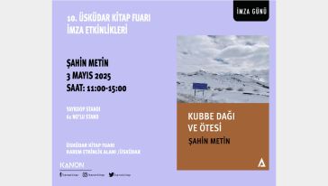 ŞAHİN METİN'İN İMZA GÜNÜ 3 MAYIS'TA