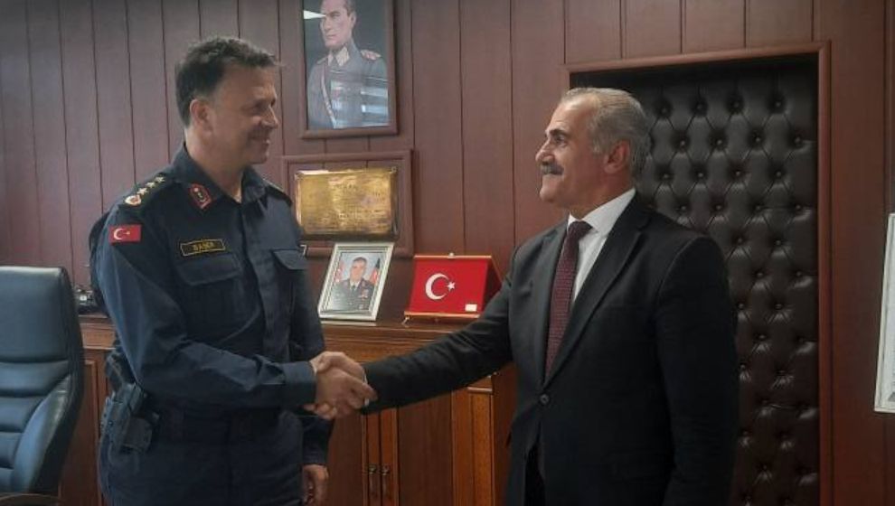 Conger'den Jandarma Komutanı Başer'e Teşekkür