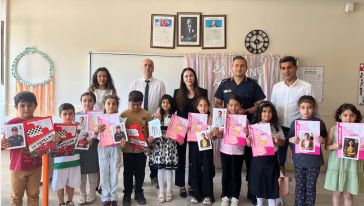 Doğanyol Kaymakamı Karne Heyecanına Ortak Oldu