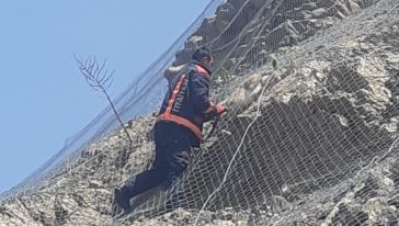 Pütürge'de Dağ Keçisi Kurtarma Operasyonu