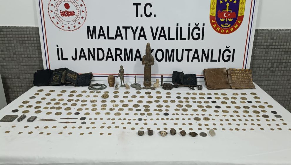 Darende'de Büyük Tarihi Eser Operasyonu