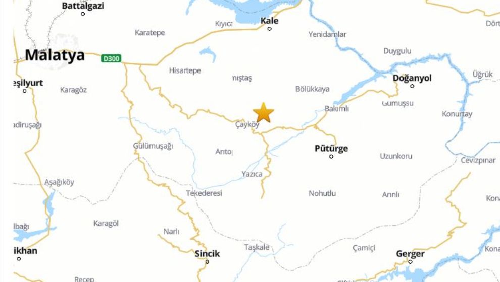 Pütürge'de Deprem: 3.9 Büyüklüğünde