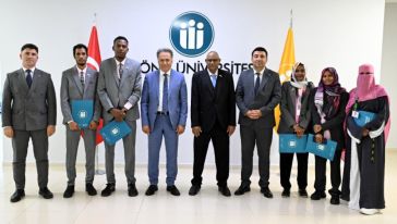 Neelain Üniversitesi Heyetinden Rektör Prof. Dr. Nusret Akpolat’a Veda Ziyareti