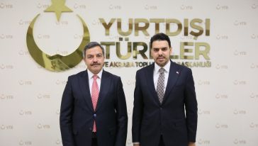  Rektör Bentli'den YTB Başkanı Eren'e Ziyaret 